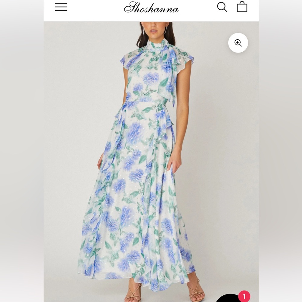 Shoshanna MIDNIGHT ASTRERI DRESS size 0